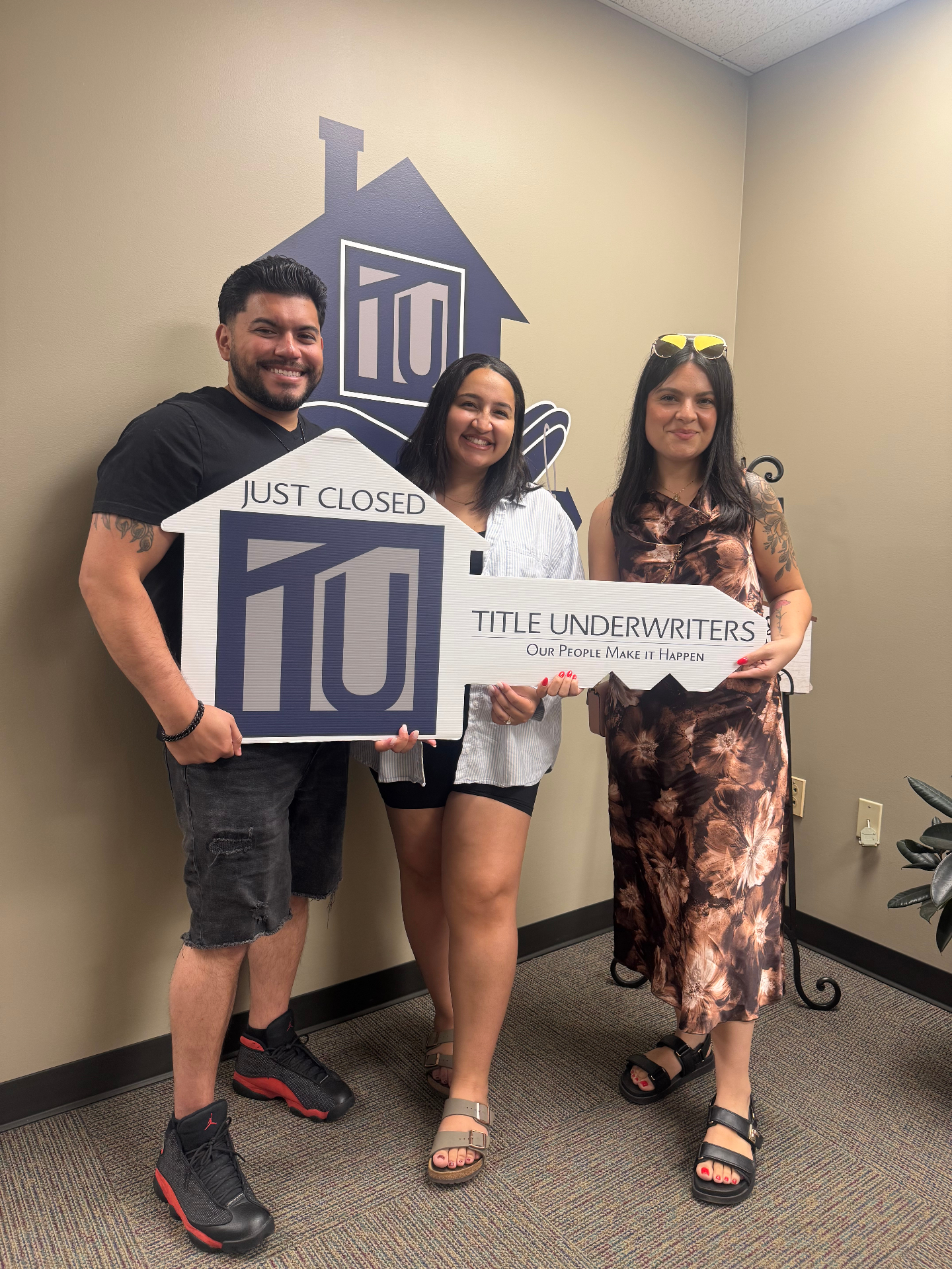 Just closed — Katelyn with clients